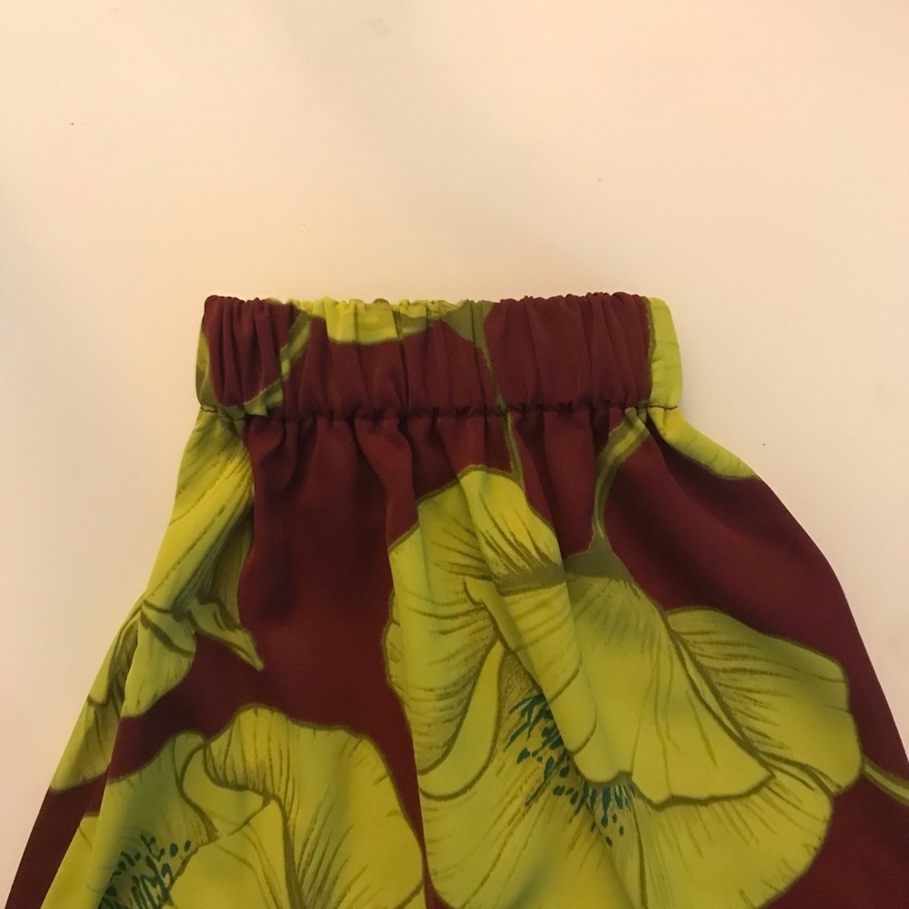 Carla Rockmore NWOT Maxi Dress Exotic Black Cherry Lime 2XP Feminine Chic Silky - Picture 5 of 7